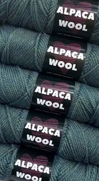 Lana: 500 g grünes Alpaca Garn – Nuovo e nell'imballaggio originale da Wagenhausen venduto da FrauLang