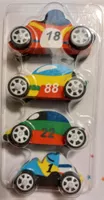 Radiergummi Autos 4er