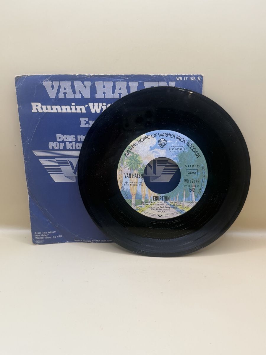Schallplatten: Van Halen – Runnin’ With The Devil / Eruption (1978)  – Gebraucht aus Genève von sho_67qj 2