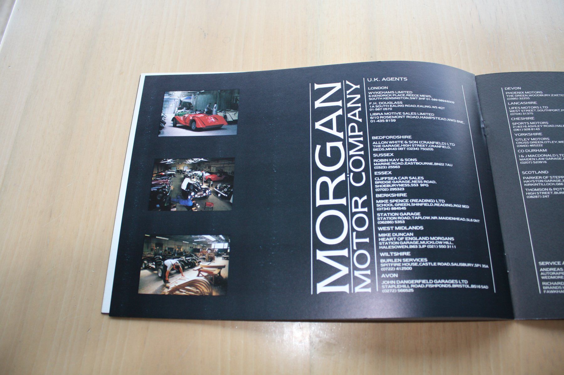 Documents: Morgan 4/4 und Plus 8 Prospekt 1990 – D'occasion à Wikon par erwin400 5