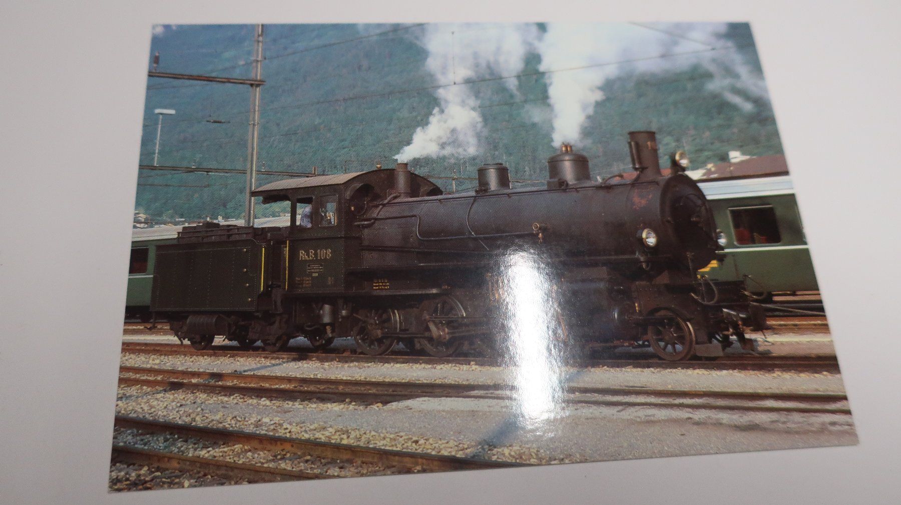 Cartoline postali: Rhätische Bahn  1977 – Usato da Cormoret venduto da Pascalll2001 1