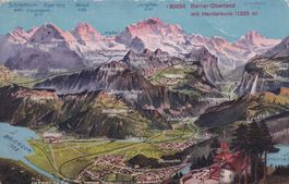Berner Oberland mit Harderkulm  1921