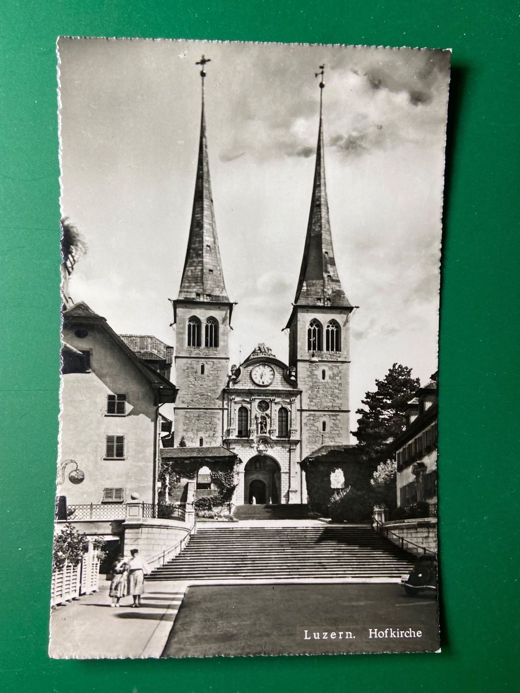 Cartoline postali: Luzern, Hofkirche – Usato da Steg VS venduto da _vinci_