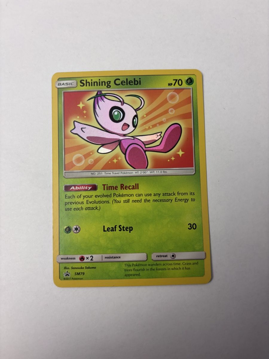Pokémon Carte collezionabili: Shining Celebi Sun & Moon – Usato da Zollikon venduto da Solberner