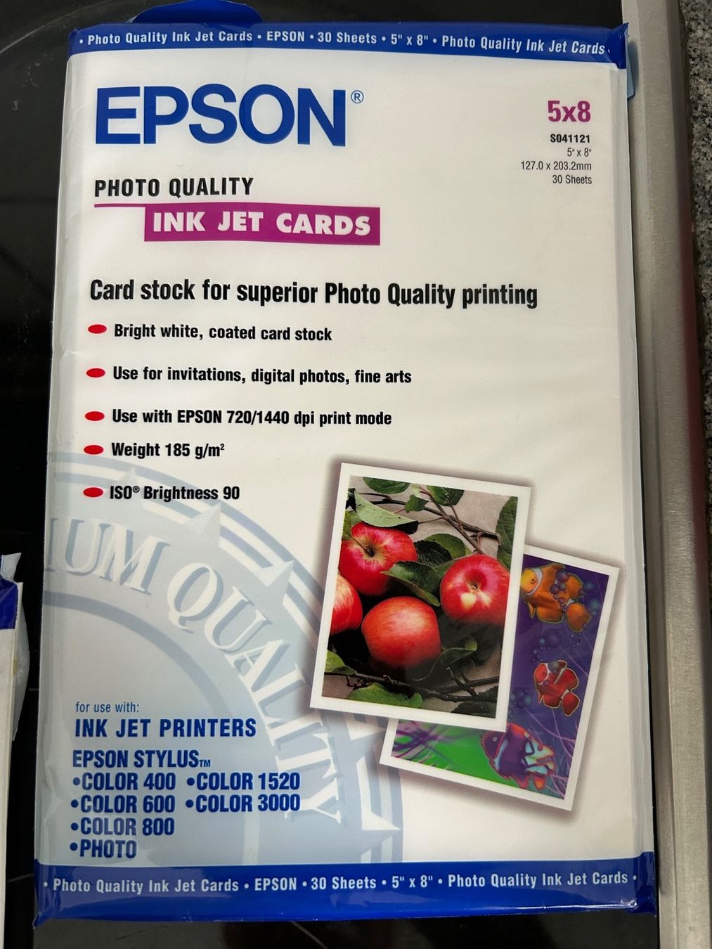 Carta: Fotopapier Konvolut Epson und Canon A4 Postkarten – Usato da Emmen venduto da Carbru 4