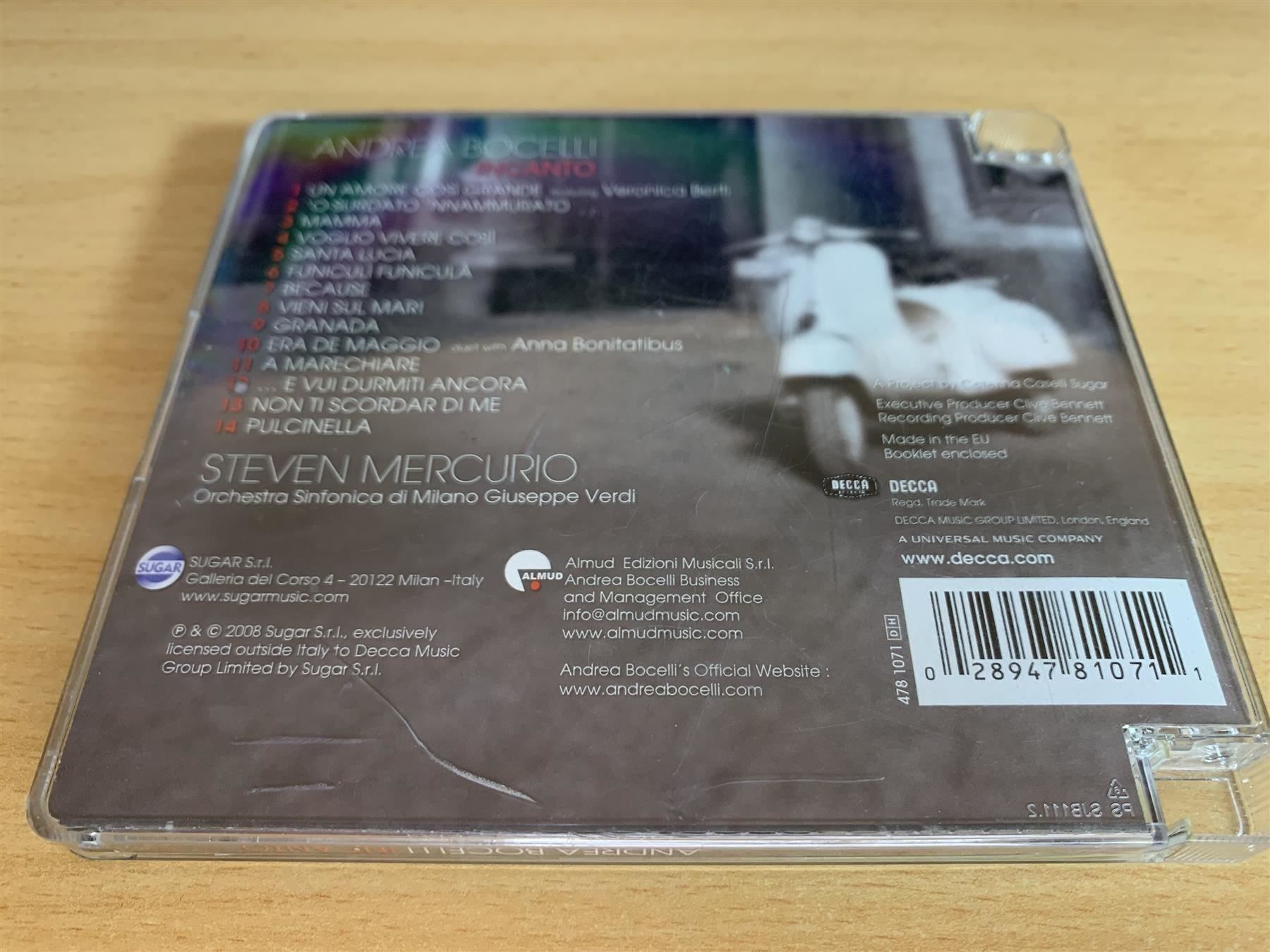 CDs: Andrea Bocelli – Incanto – Gebraucht aus Rikon im Tösstal von Alpenmutz 1