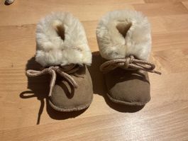 Baby -Finkli Max echt Lammfell hellbraun gr 18