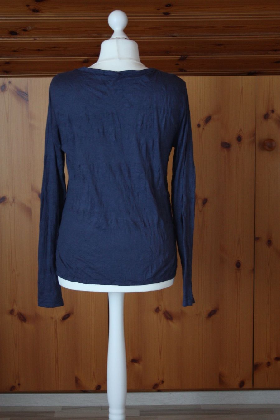 T-Shirts: T - Shirt Langarm blau Gr. L – Gebraucht aus Flüelen von Diversicum-Textil 2