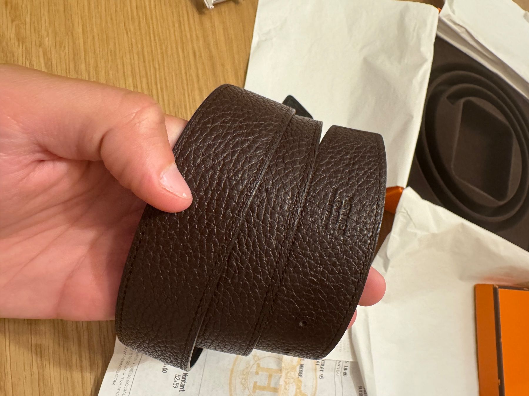 Fibbie per cinture: Hermès Wendegürtel - Full Set mit Quittung – Usato da Spreitenbach venduto da vancosta 1
