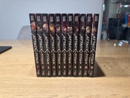 Attack on Titan Manga | Band 1-10 & Band 12 | Deutsch