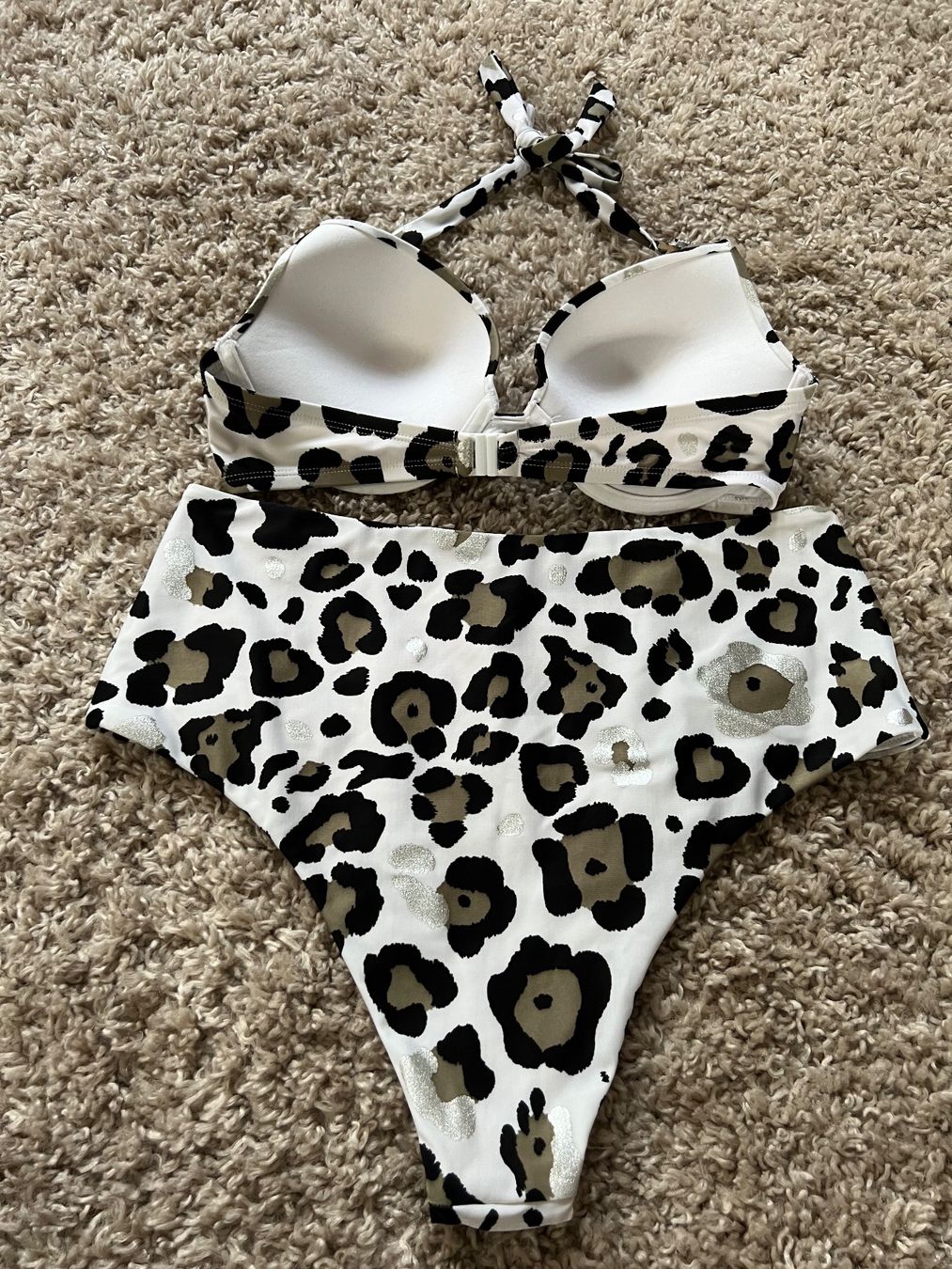 Costumi da bagno & Bikini: Bikini Set mit Leopardenmuster, Grösse XL und 80D – Usato da Mumpf venduto da Roxy_Piercing 2