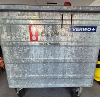 VERWO Abfallcontainer 800 Liter, Metall, abschliessbar, Top!