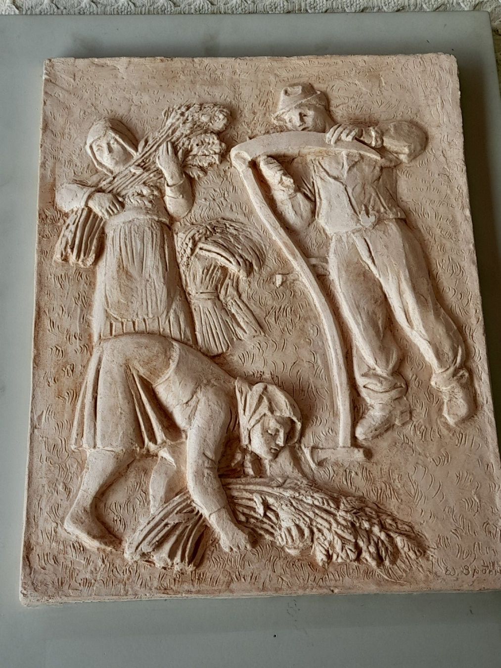 Sculture & Statue: Eduard Spörri Terracotta Relief – Usato da Thun venduto da Treff.....e 1