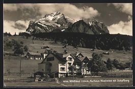 Wildhaus, Kurhaus Rösliwies mit Schafbe