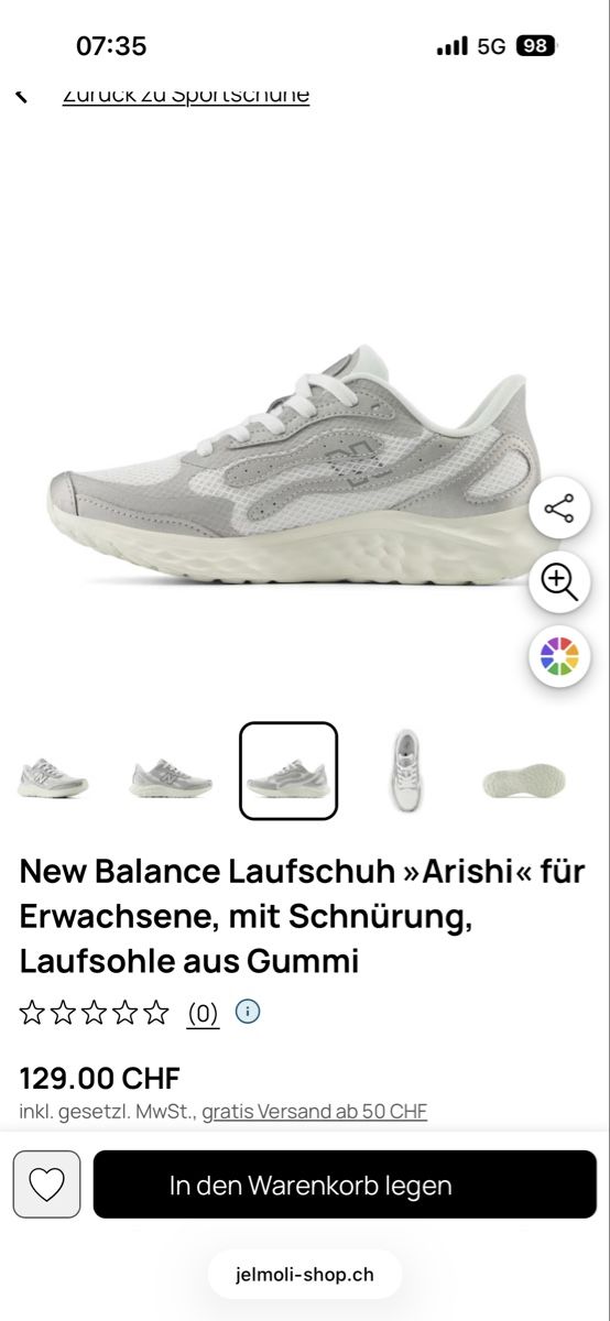New Balance Chaussures femmes: New Balance Arishi – Neuf (Voir description) à Hinwil par Franzisk08 2