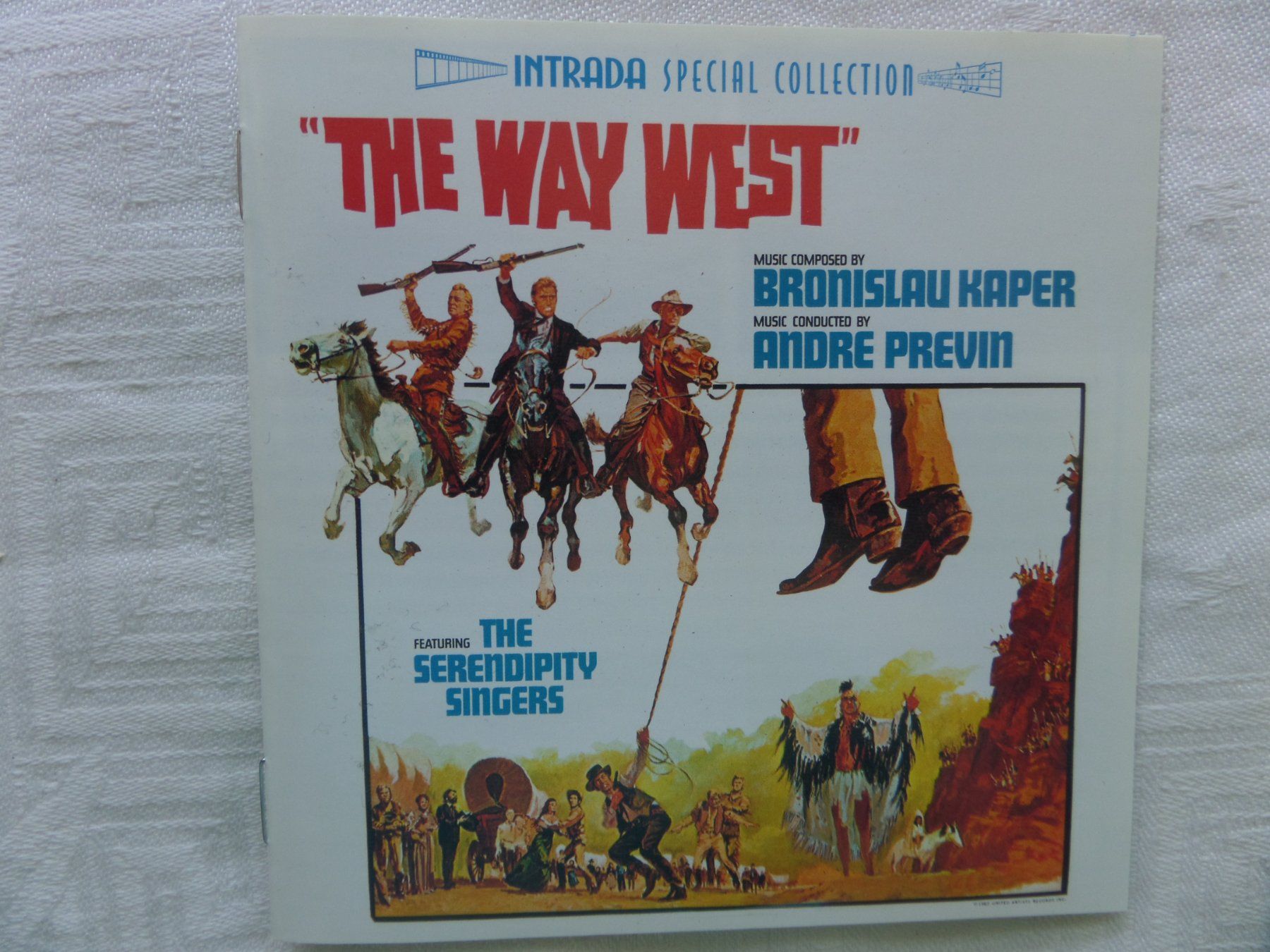 CD: bronislau Kaper - The Way West - Kirk Douglas – Usato da Genève venduto da CDLPBookS
