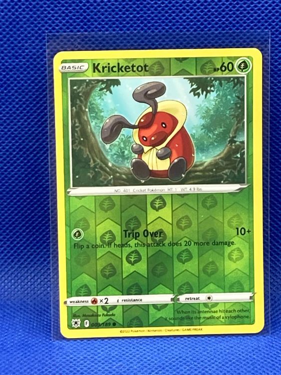 Pokemon ASTRAL RADIANCE Kricketot 009 / 189 EN Reverse Holo (Neu ...