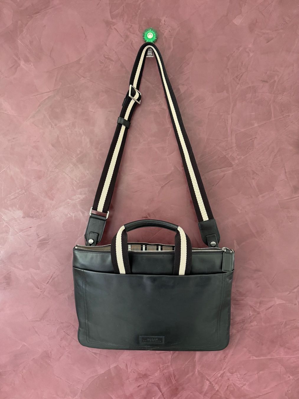 Bally Koffer & Taschen: Bally Tigan Tasche Leder schwarz work bag – Neu und originalverpackt aus Volketswil von praxis12 1