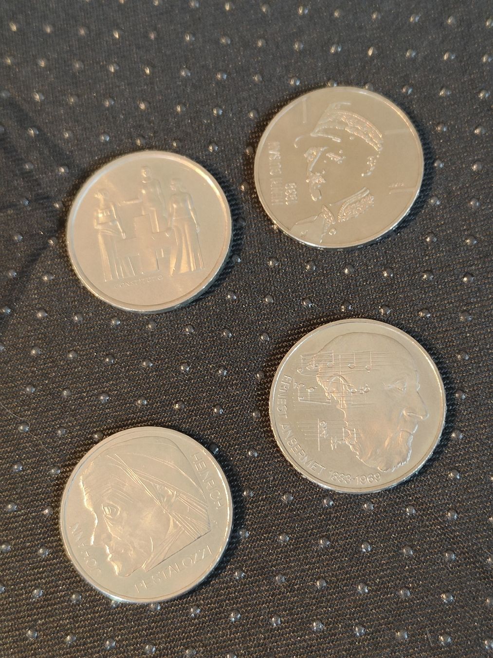 Tutti le monete: 4 Stk. Gedenkmünzen – Nuovo (secondo la descrizione) da Männedorf venduto da Kunstflohmarkt_Inst