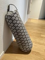 Yoga-Bolster Kissen, Mandala grau-weiss