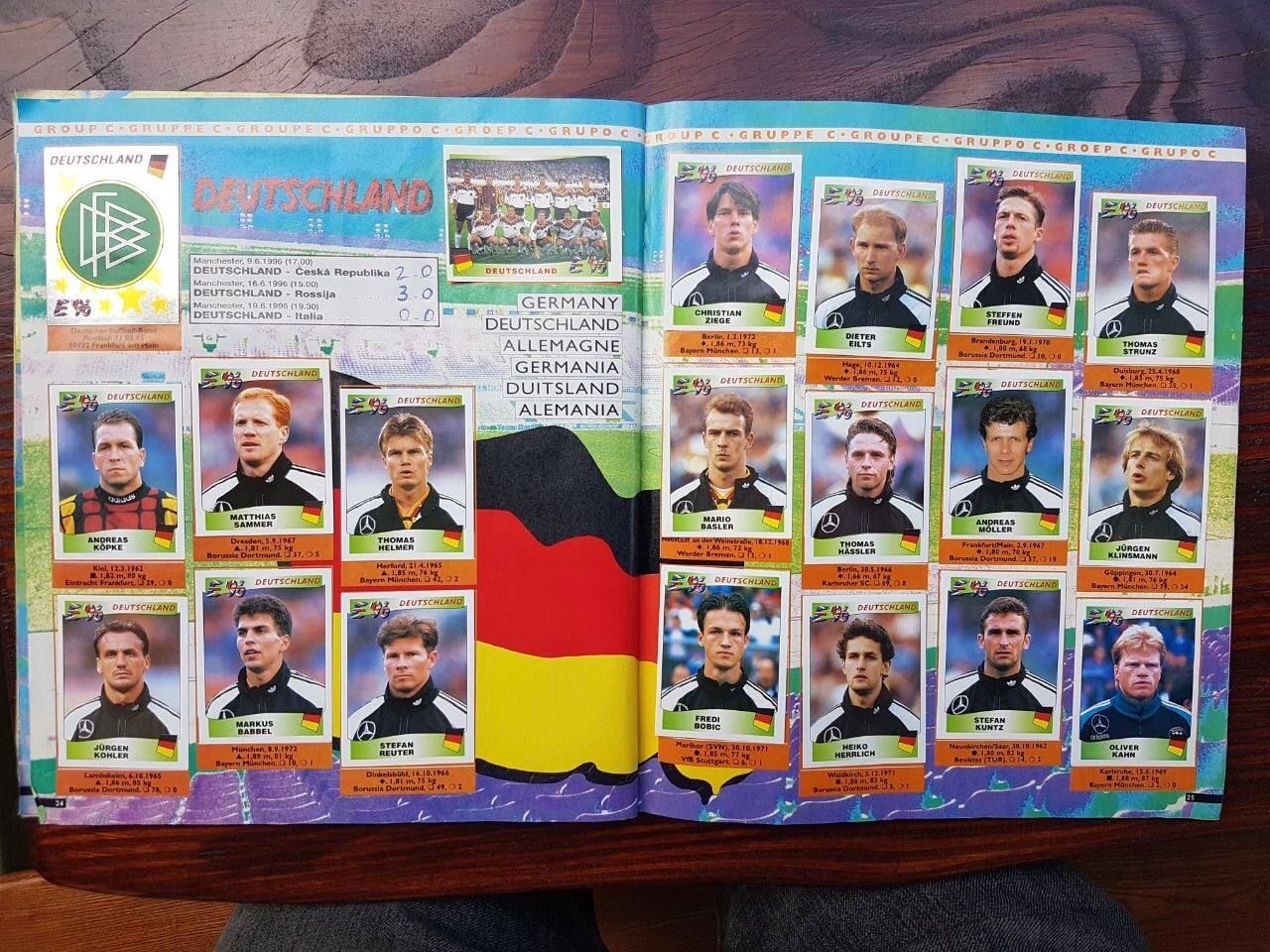 Panini Album: Panini EM 1996 – Usato da Bützberg venduto da Hurricane32 4