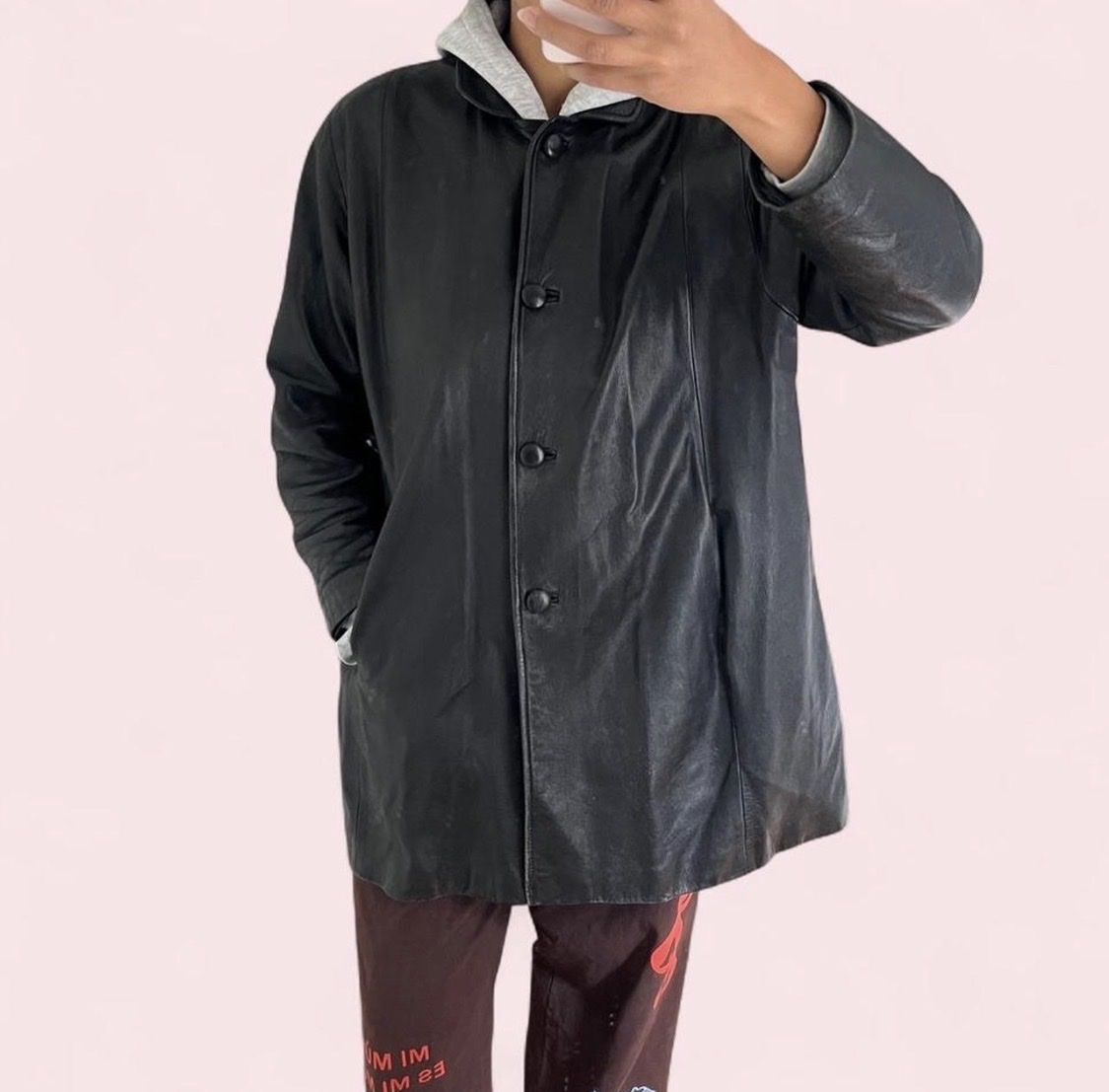 Giacche: Schwarze Vintage Lederjacke – Usato da Zürich venduto da Ivadodo 2