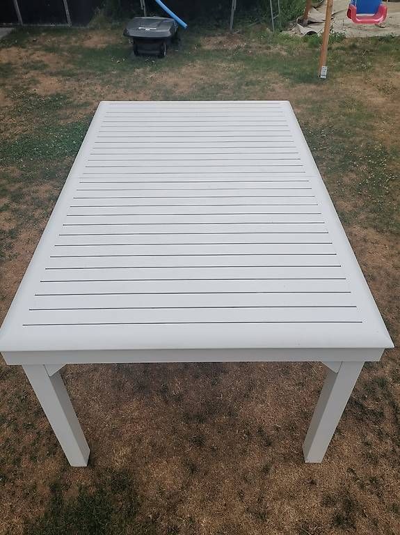 Set di tavolo e panche: Gartentisch samt 4 Gartenstühle – Usato da Schöftland venduto da S.Steiner01
