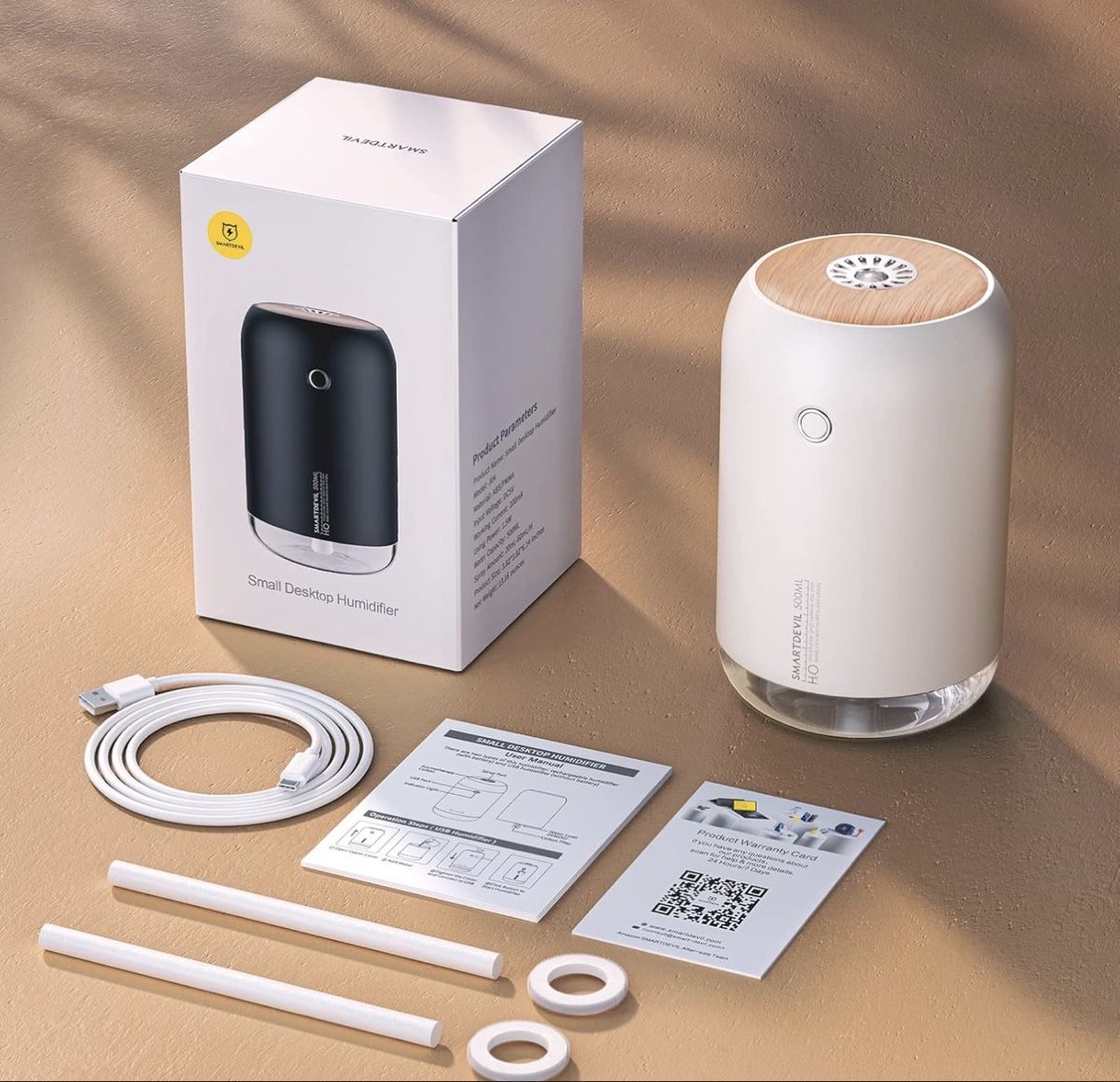 Umidificatori d'aria: SMARTDEVIL Befeuchter 500ML Desktop neu – Nuovo e nell'imballaggio originale da Flamatt venduto da ard_9ctk 4