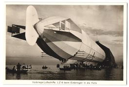 Fotografie Vorkriegs-Luftschiff Zeppelin