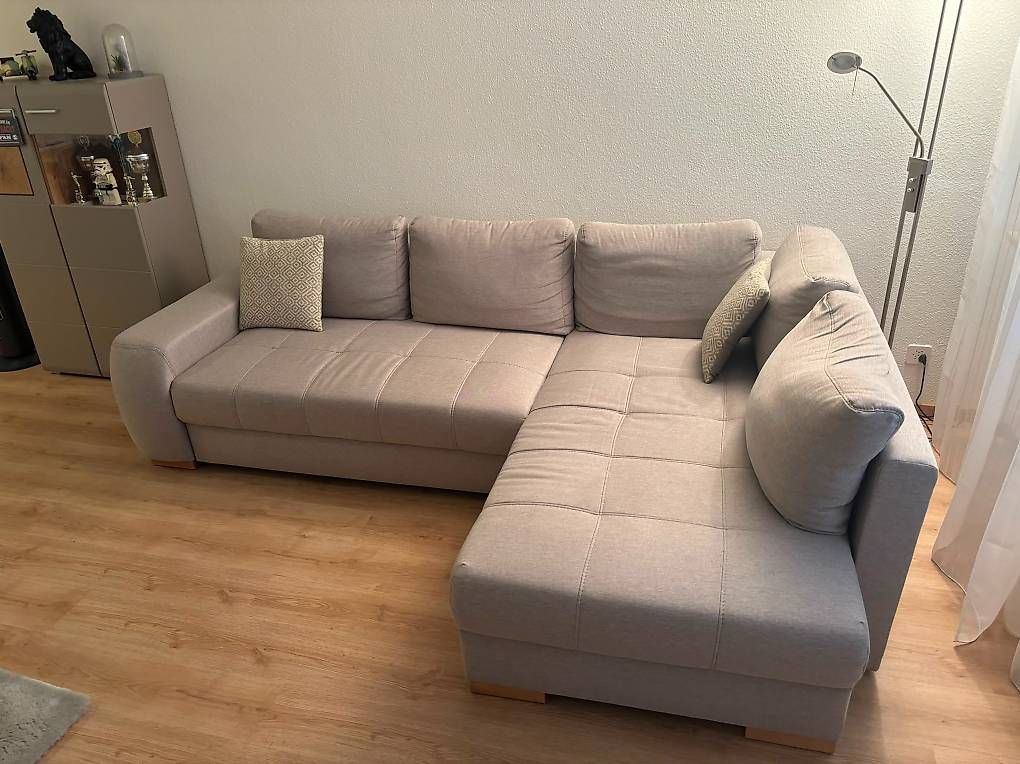 Sofas: Ecksofa Burton De Luxe mit Bettfunktion – D'occasion à Dornach par chi_78g5 1