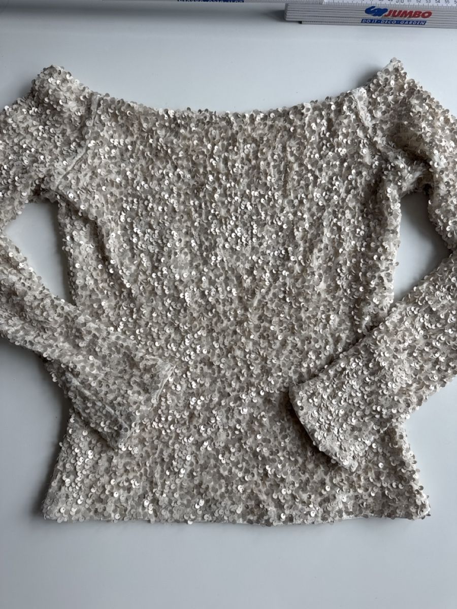 H&M Top: Pailletten Top – Usato da Rotkreuz venduto da Mini_mela33
