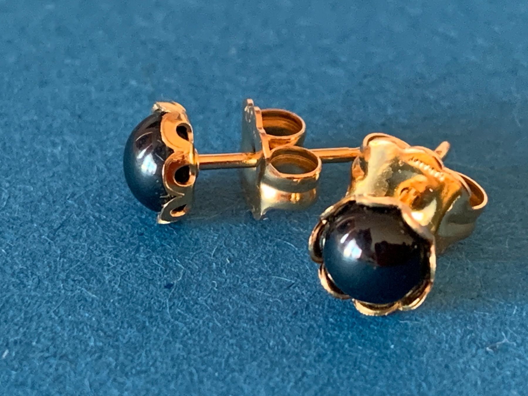 Ohrringe & -stecker: 2 Ohrstecker Hämatit-Imitat – Neu (gemäss Beschreibung) aus Dittingen von Bijoubelle 3