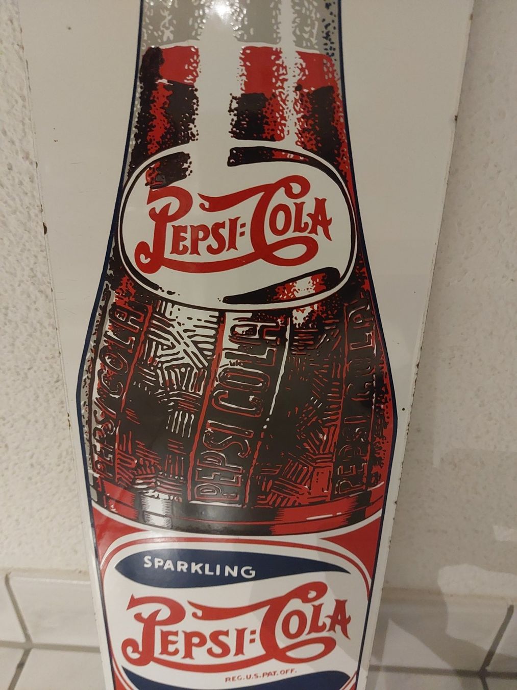 Pepsi Insegne: Emailschild Pepsi Cola plaque émaillée – Usato da Schenkon venduto da TG10 3