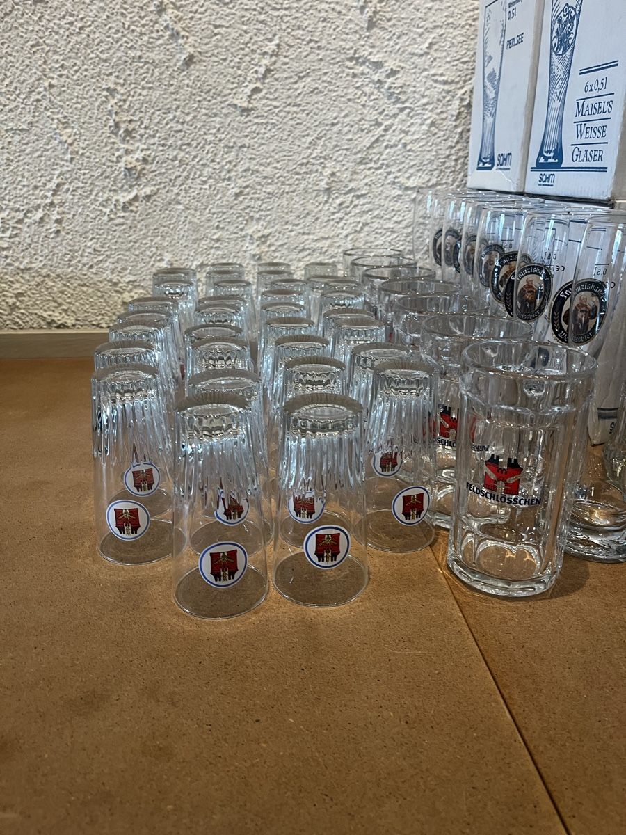 Verres: 75 Biergläser  – D'occasion à Dittingen par Cervolino77 1