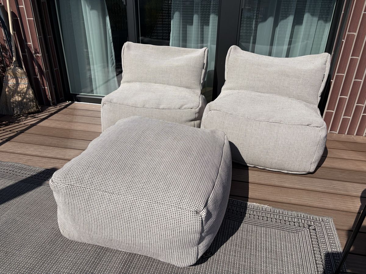 Poltrone: Designer Gartenmöbel - Roolf Lounge Set 4 Sessel + 2 Hocker – Nuovo (secondo la descrizione) da Zürich venduto da freerebel1 2