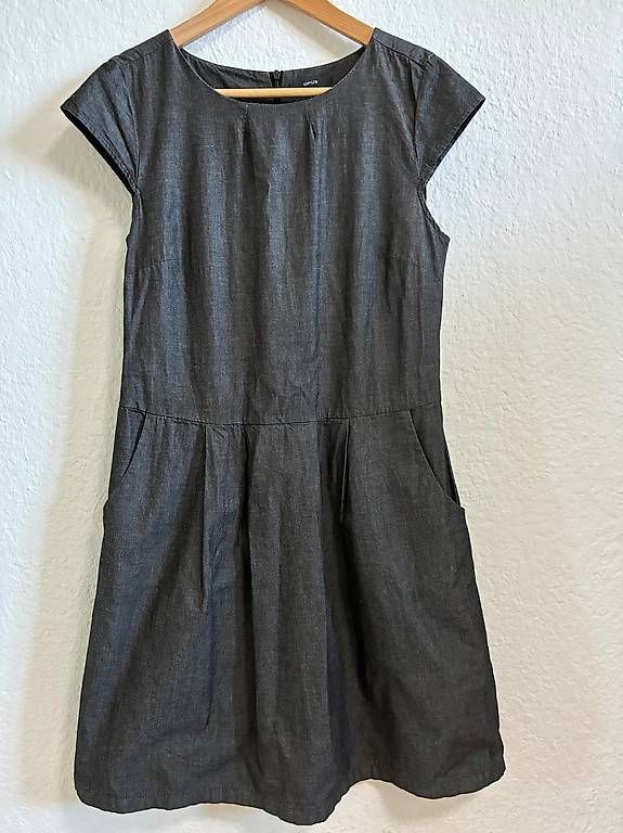 Vestiti: Anthrazit-Sommerkleid von OPUS, Gr. 38 – Usato da Bern venduto da Renate_S