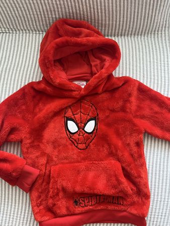 FLAUSCHIGER SPIDERMAN HOODIE PULLOVER NEU GR 122