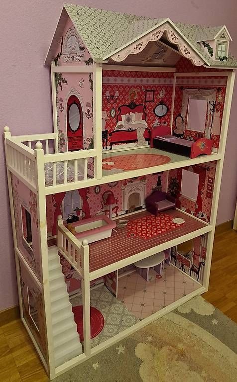 Barbie Puppenhäuser & -möbel: Puppenhaus Barbie – Gebraucht aus Bassersdorf von Al-EnStore 2