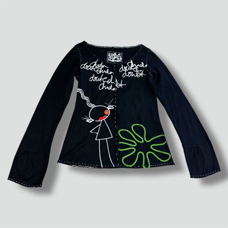 Y2K “Ways to Reach You” vintage long sleeve t-shirt damen re