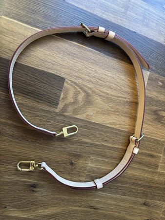 Louis Vuitton Verstellbarer Schulterriemen aus VVN-Leder NEU