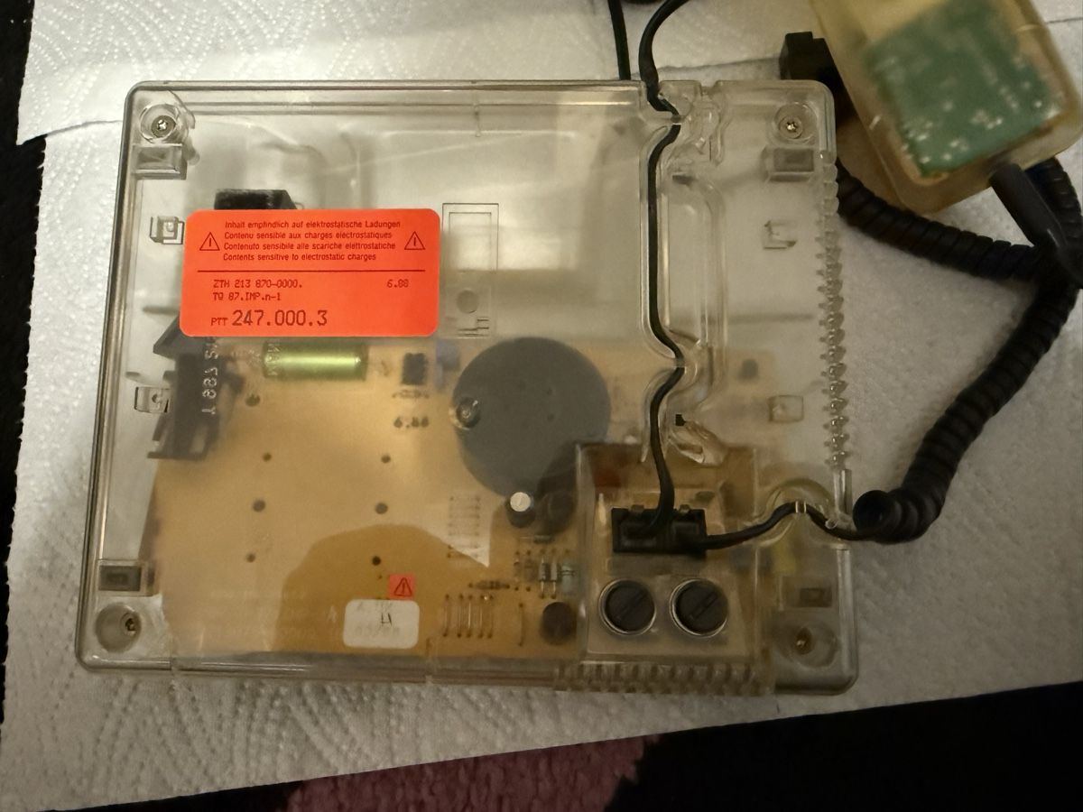 Téléphones: PTT Tritel  ELM Transparent Telefon – D'occasion à Oensingen par aziri123 5