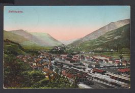 Bellinzona  TI  Bahnhofquartier   -  alte Ansichtskarte 1911