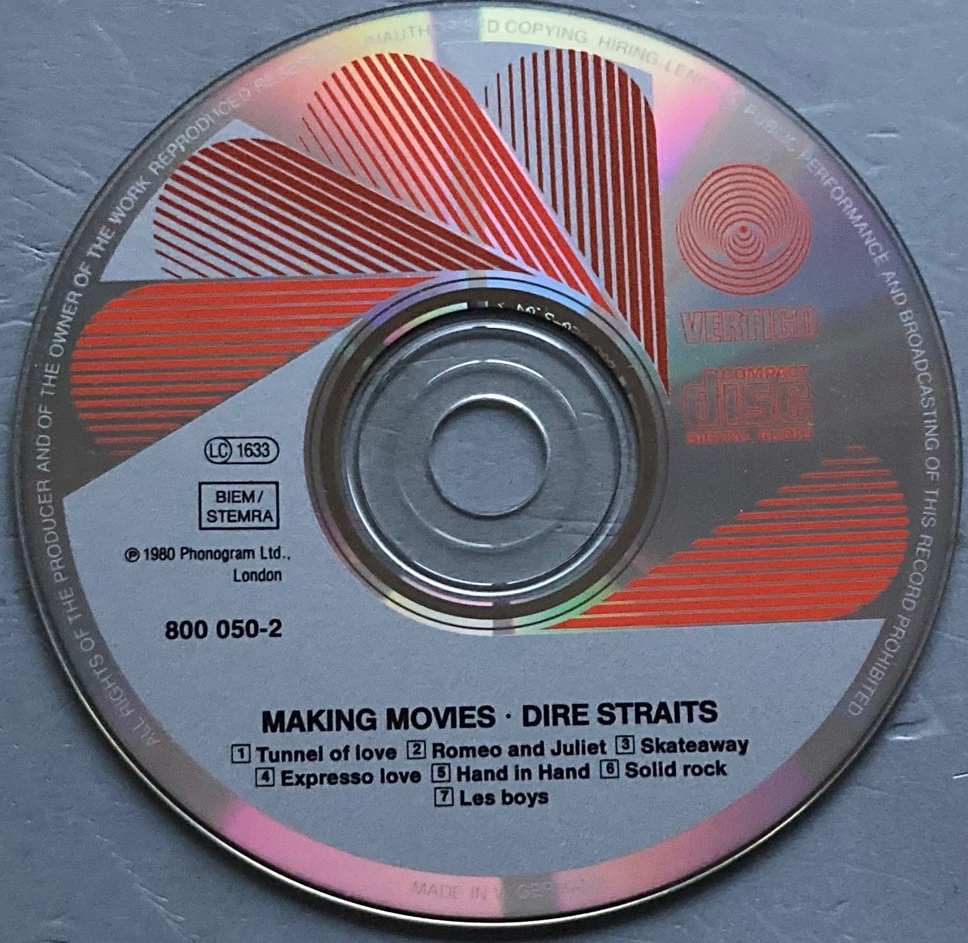Dischi in vinile: DIRE STRAITS - MAKING MOVIES – Usato da Poliez-Pittet venduto da Newtown-Records 2