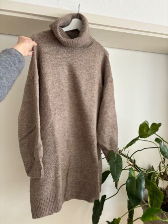 MNG Strickkleid Rollkragen