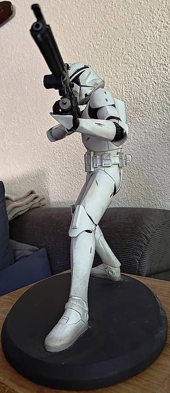 Star Wars Statuette: STAR WARS Statue CLONE TROOPER Attakus 2003 – Nuovo e nell'imballaggio originale da LAUSANNE venduto da swof 3