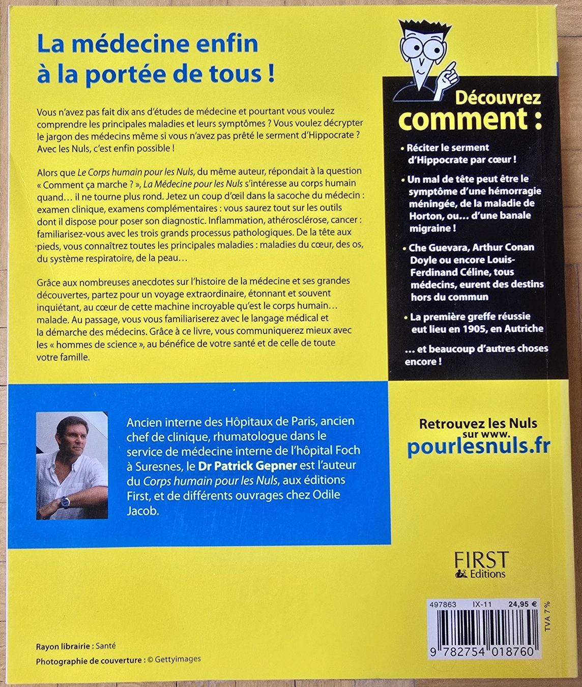 Libri: Pour les nuls : La Médecine – Usato da Froideville venduto da xXSebastienXx 1