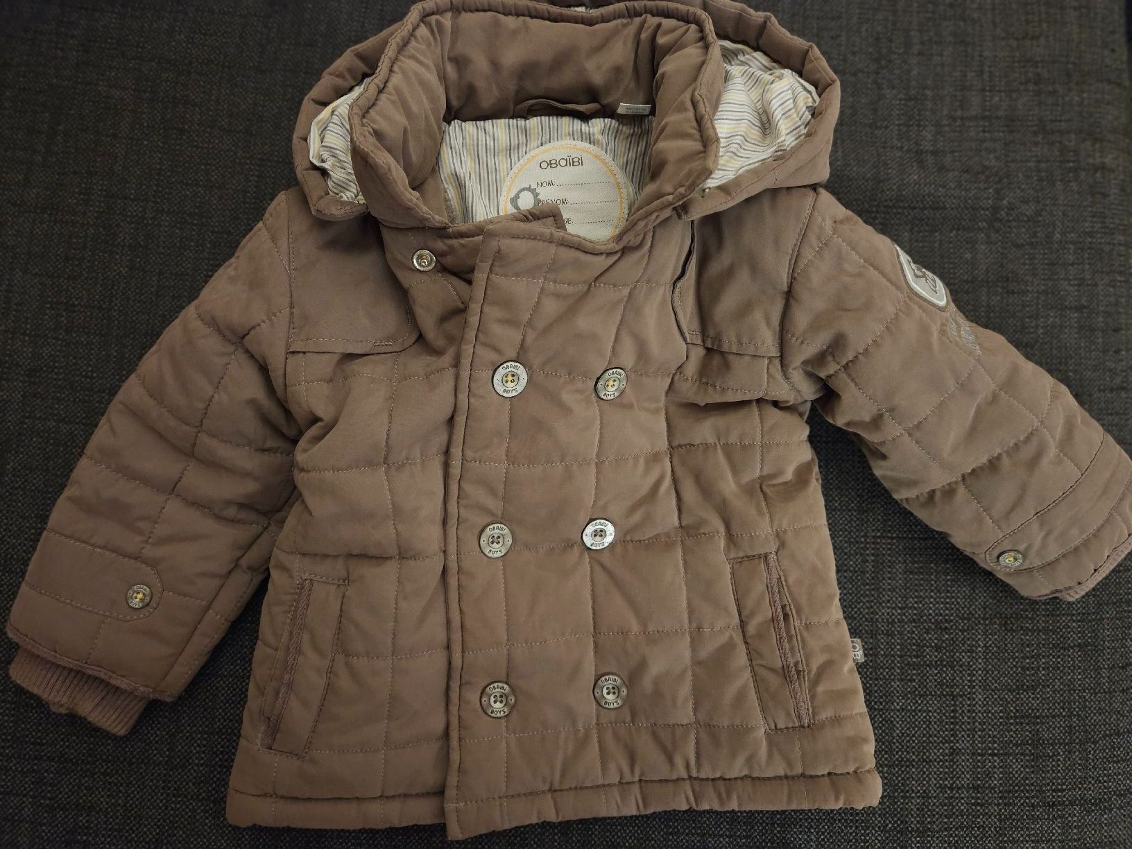 Okaidi Jacken & Mäntel: Jacke in taupe/hellbraun, 18Mt – Gebraucht aus Uetikon am See von Feuerlilie02