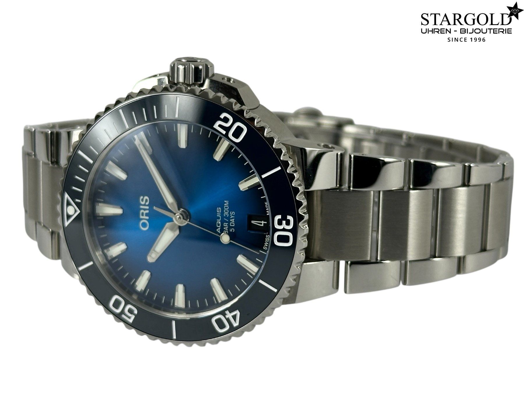 Oris Orologi: Oris Aquis Date - 01 400 7769 4135 – Usato da Zürich venduto da Stargold-Uhren 1