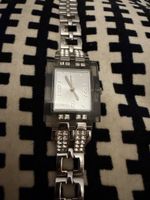 Montre Swatch Femme Argentée à Strass
