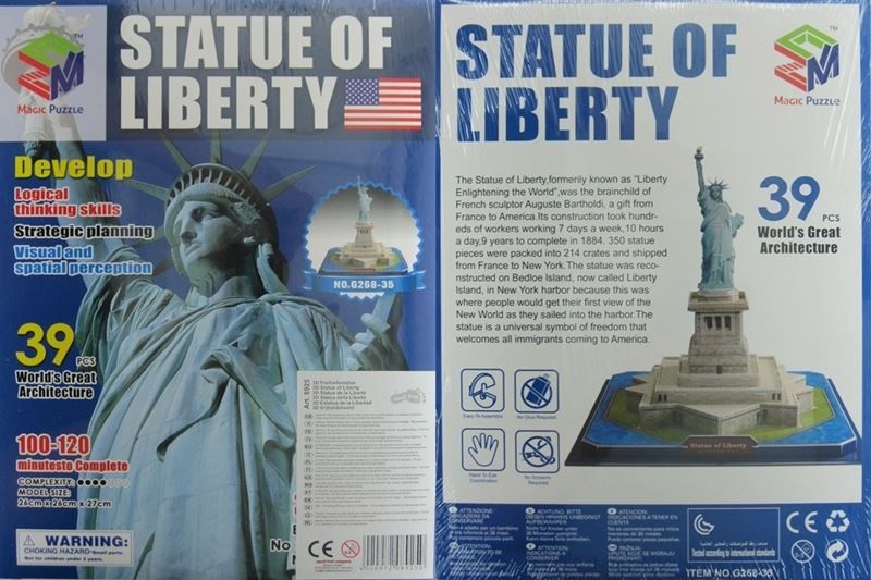 Puzzle: 3D-Puzzle Freiheitsstatue – Nuovo e nell'imballaggio originale da Wettingen venduto da Swala 1